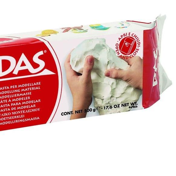 Ω DAS Modelling Clay / Tanah Liat 1 kg White / Terracotta ➫