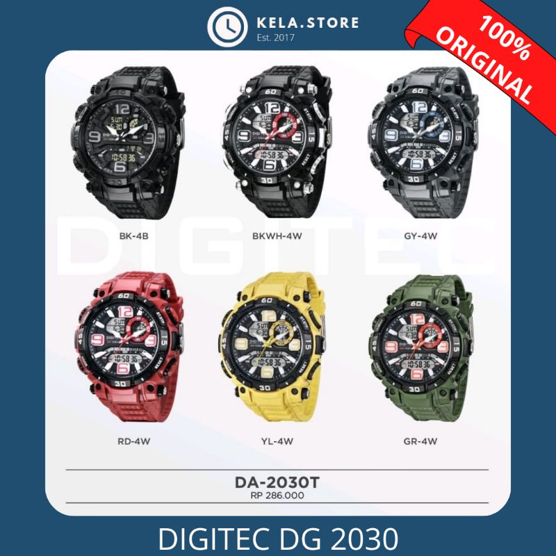 JAM TANGAN DIGITEC DA 2030 ORIGINAL