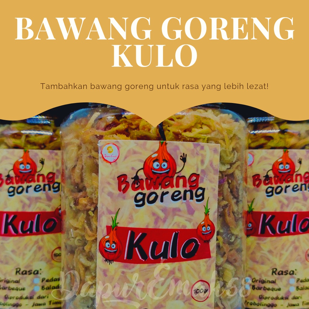 

BAWANG GORENG PROBOLINGGO || BRAMBANG GORENG RENYAH || BAWANG GORENG KULO BERAT 500G