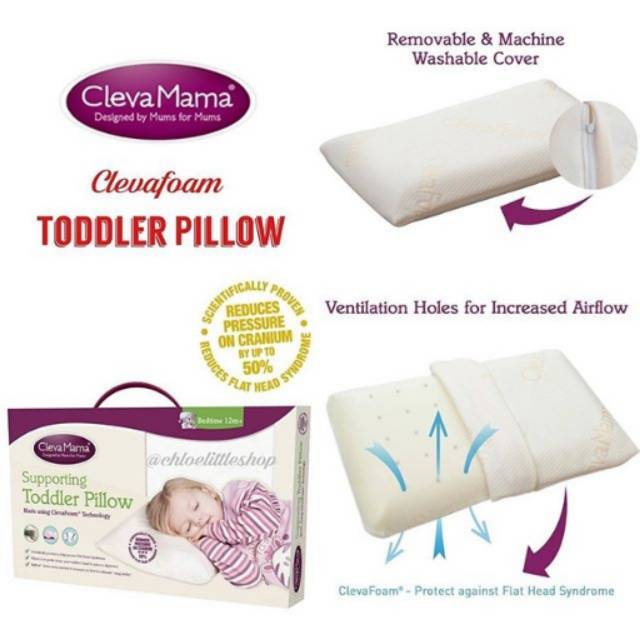 Clevamama ClevaFoam Toddler Pillow