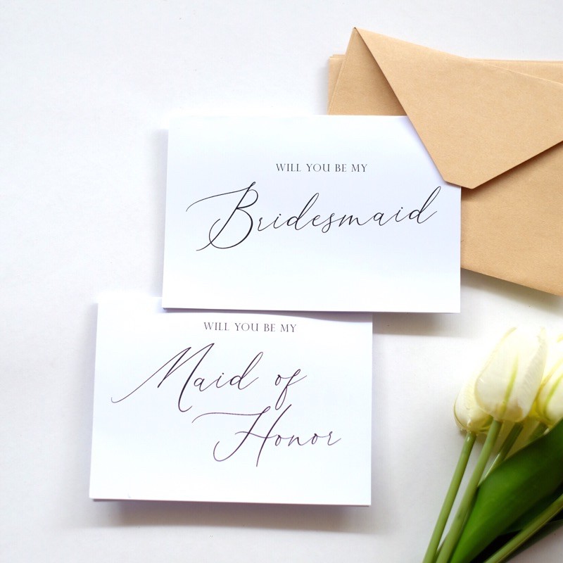 

BRIDESY Bridesmaid Card Premium Design