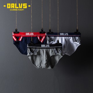  Celana  Dalam  Pria  Model Brief Warna Polos Bahan  Katun  