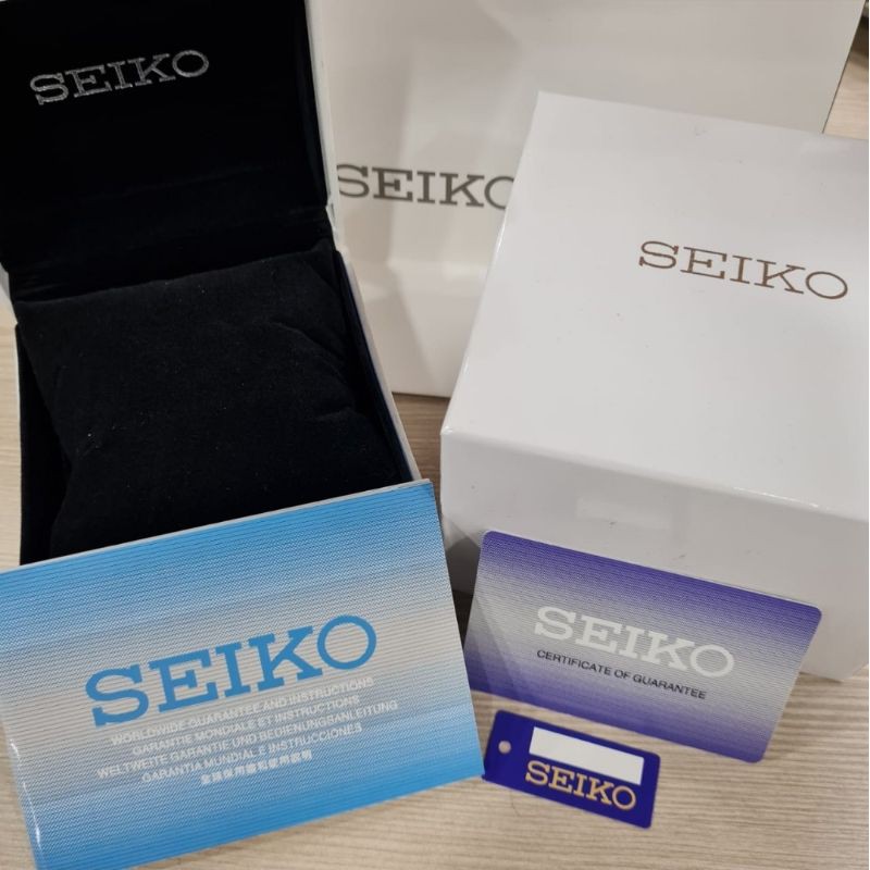 KOTAK JAM SEIKO ORI | BOX SEIKO PUTIH ORIGINAL