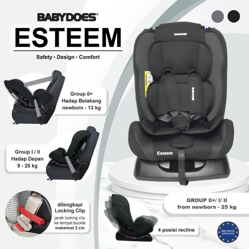 Babydoes car seat esteem tempat duduk bayi mobil