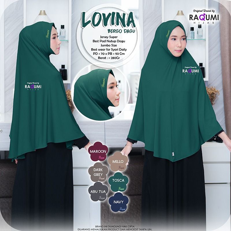 LOVINA DAILY HIJAB PREMIUM HIJAB zulia salem