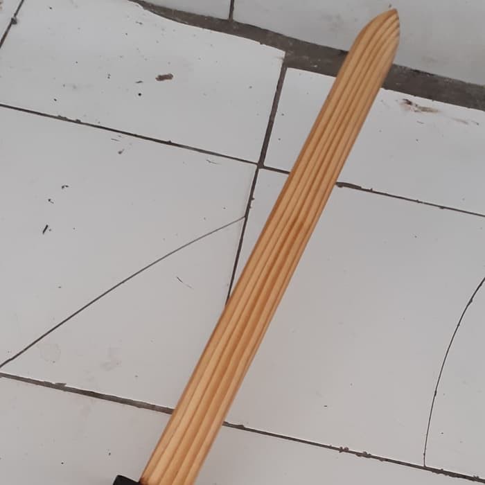 mainan pedang kayu jati belanda ( wooden viking sword small size )