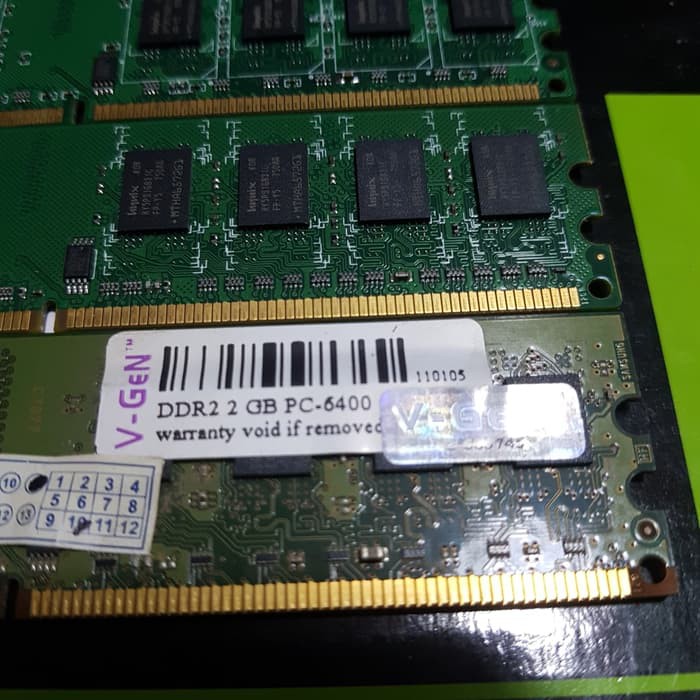 Memory RAM VGEN Komputer V-Gen 2Gb DDr2 Pc 5300/6400 Longdim