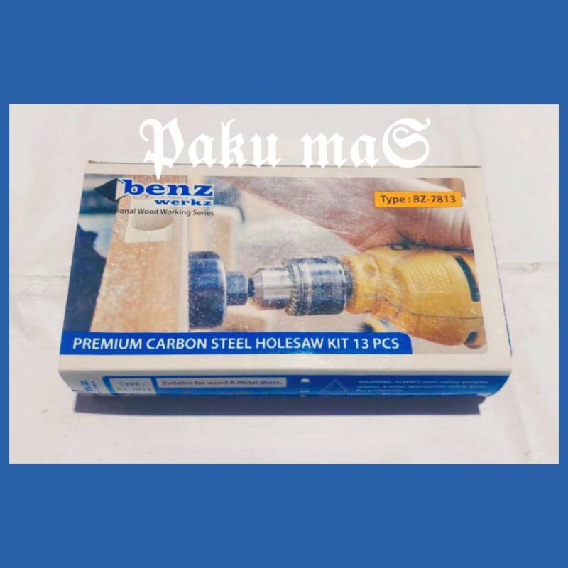 Benz hole saw set hole saw matabor kayu set