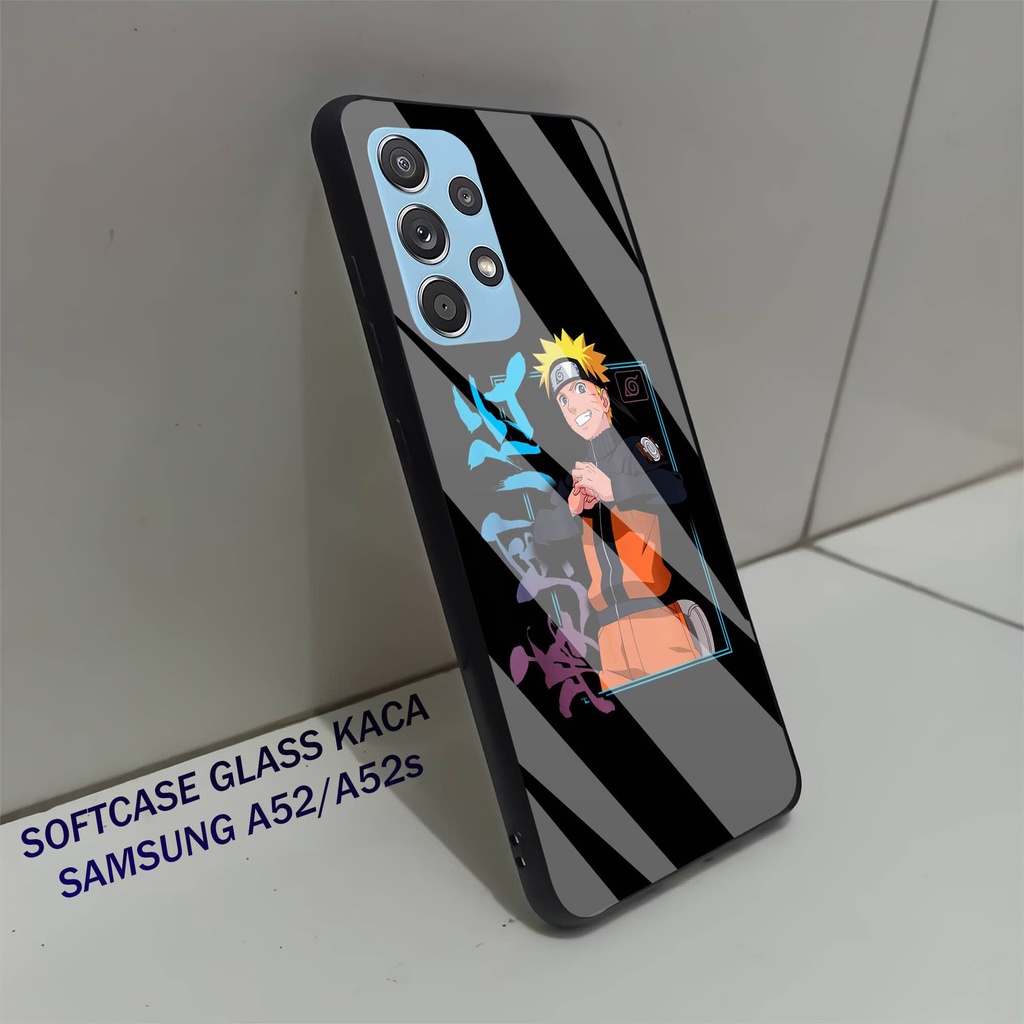 Softcase Glass Kaca SAMSUNG A52- Case Hp Pelindung Handphone SAMSUNG A52s [ A39]