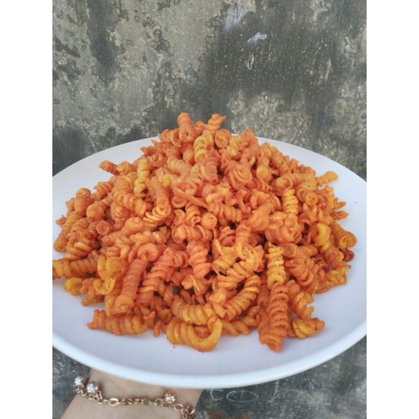 

makaroni spiral 500gram/makaroni spiral/snack kiloan