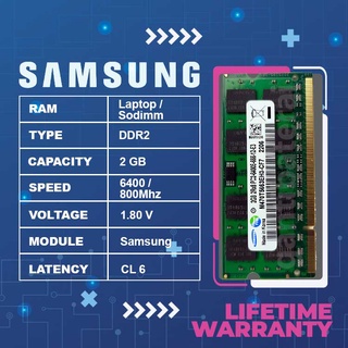 Sodimm Ram Laptop 2GB DDR2-800 PC2-6400