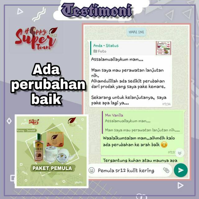 PAKET PEMULA SR12 Herbal Skncare BPOM Detoks Aman Mencerahkan Kulit Kinclong Bebas Jerawat Dan flek