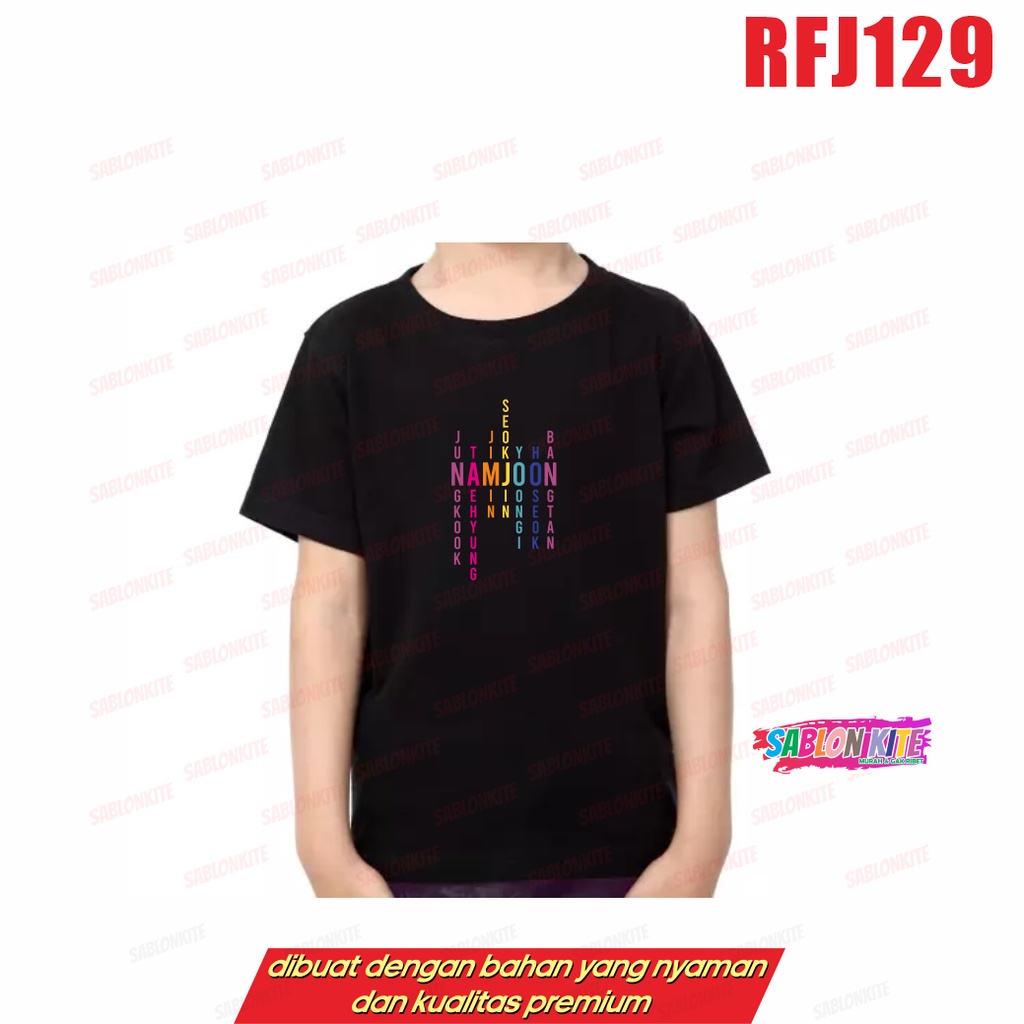 MURAH!!! KAOS KPOP NAMJOON RM JH JM V JK JIN RFJ129