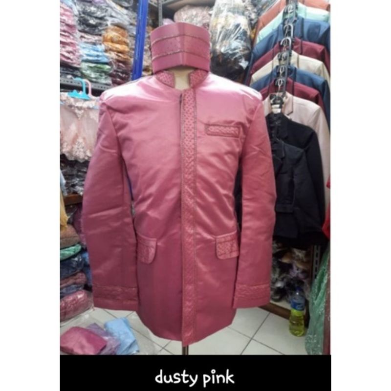 Beskap Bapak Pengantin Bapak Besan Penerima Tamu Pria