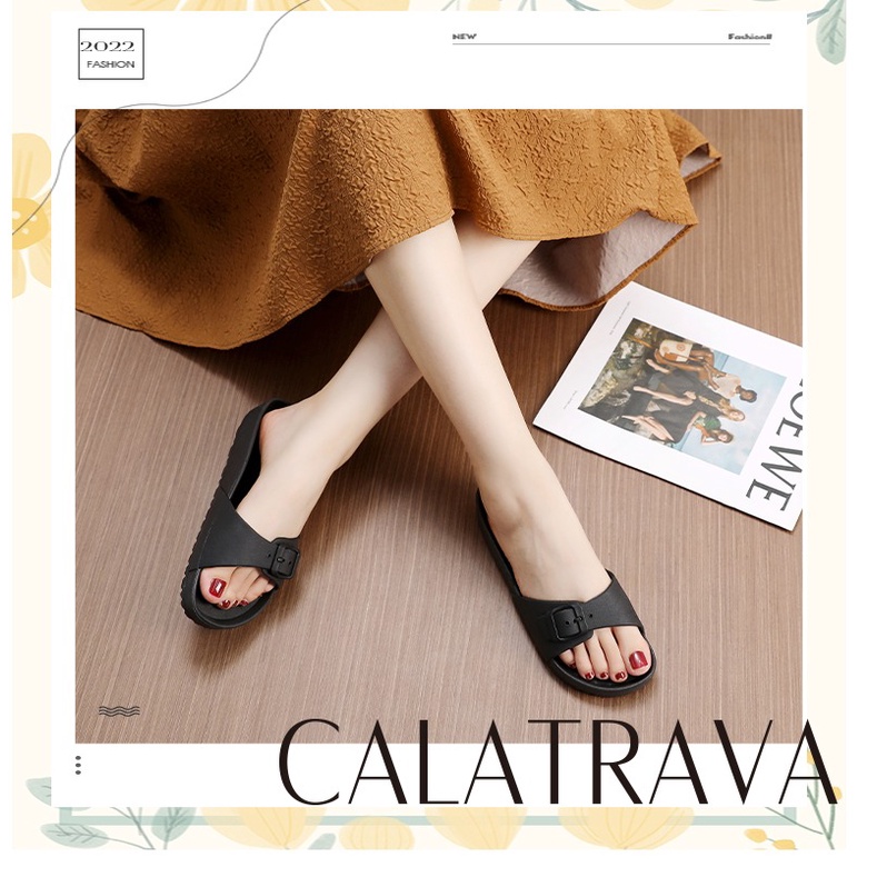 Sandal Slop Jelly Wanita Calatrava | 2171-B2