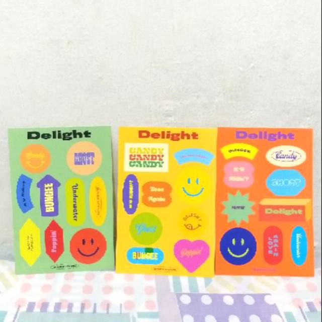 SHARING ALBUM BAEKHYUN - DELIGHT STICKER