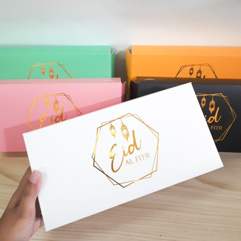 

Dus kue / Box kue dengan Logo Idul Fitri / box idul fitri /dus lebaran / dus kue lebaran