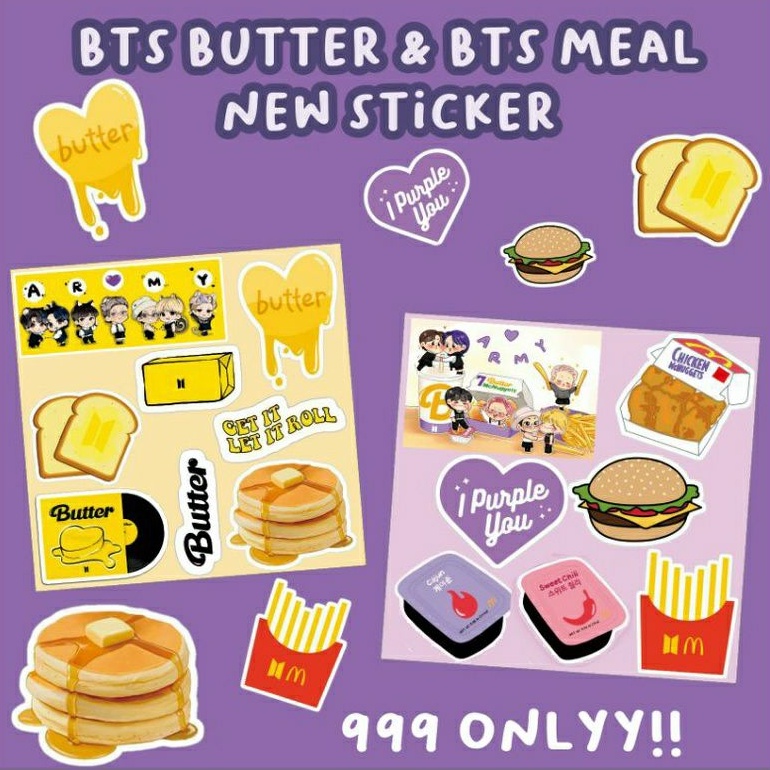 [BISA COD] [Min.order 12]STIKER BT21 lucu murah bisa custom (baca description box)