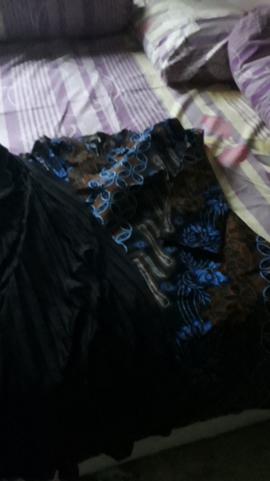 Tunik Batik Motif Seno Biru