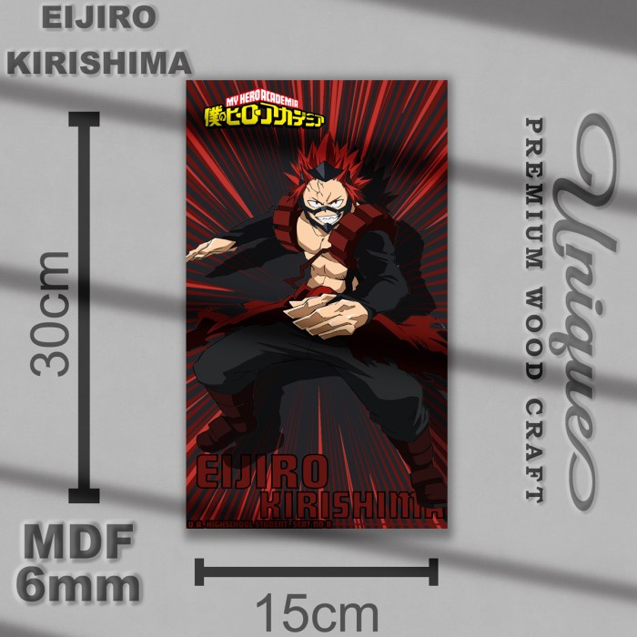 Pajangan Dinding Kayu Boku No Hero Academia - Poster Gambar Anime MDF