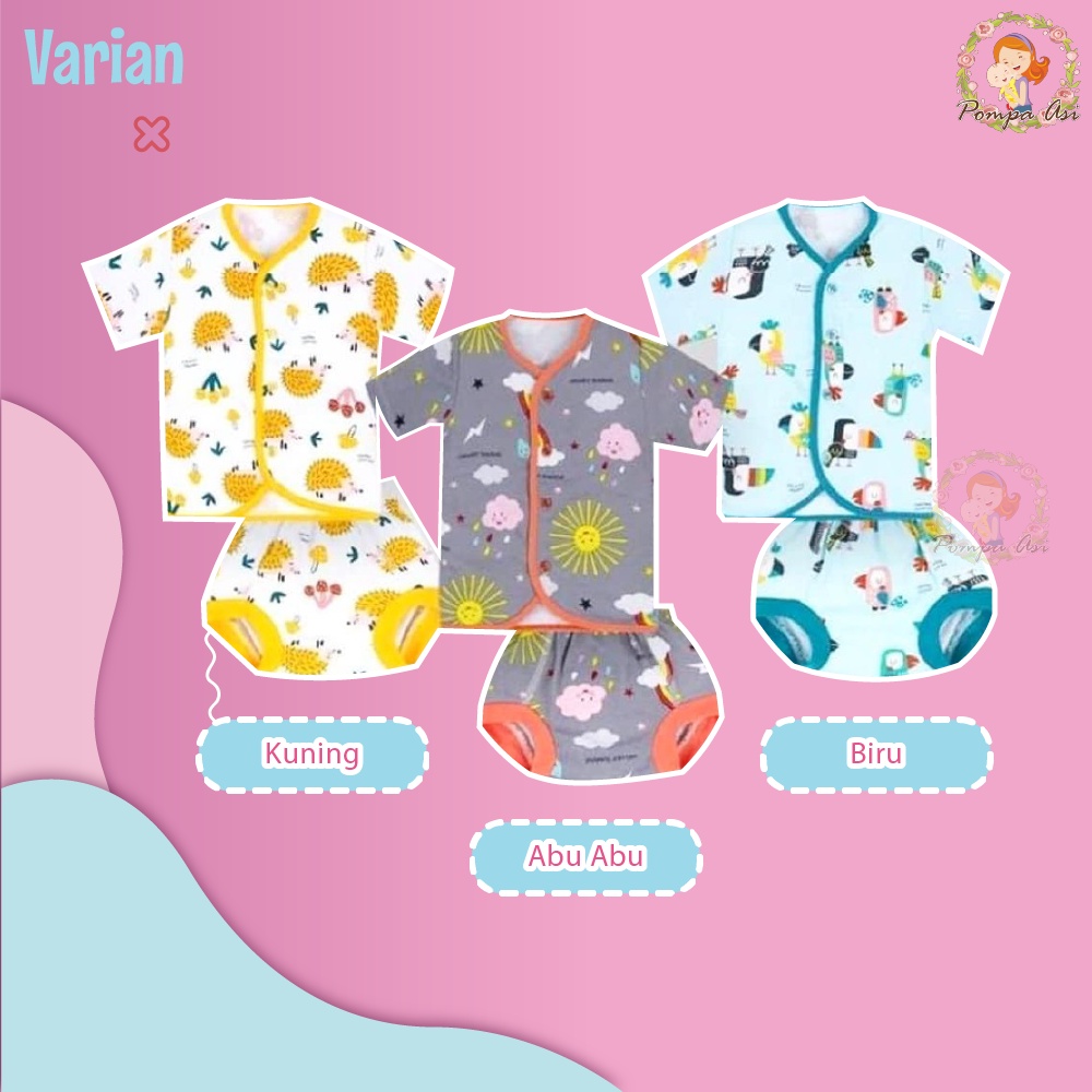 Setelan Lengan Celana Pendek Pop Velvet Junior Perlengkapan Pakaian Bayi New Born By Mallpompaasi