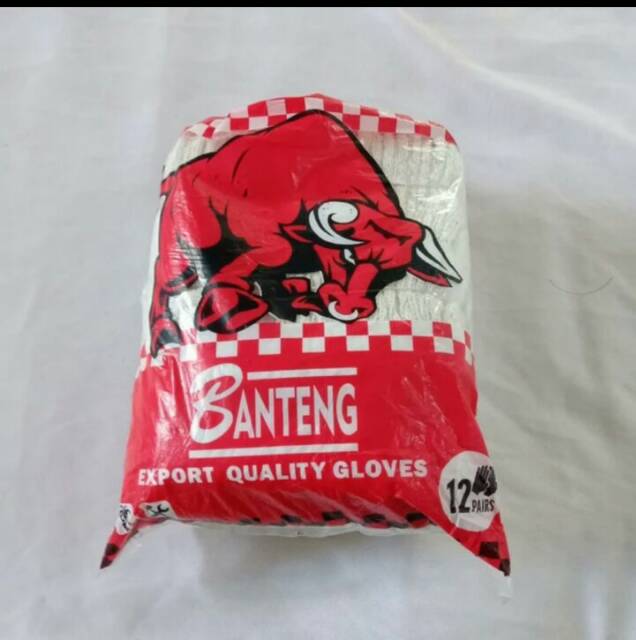 SARUNG TANGAN KATUN 8 PUTIH SARUNG TANGAN RAJUT KATUN