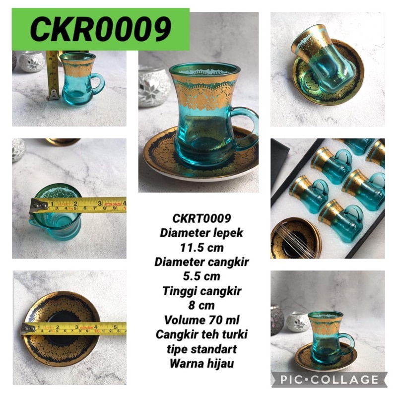 cangkir teh turki/gelas teh/cangkir teh