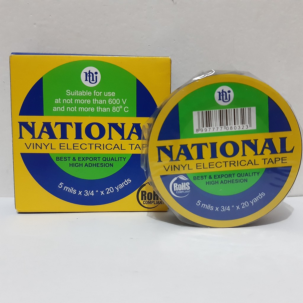 

NATIONAL ISOLASI HITAM SELOTIP NATIONAL ELECTRICAL VINYL TAPE