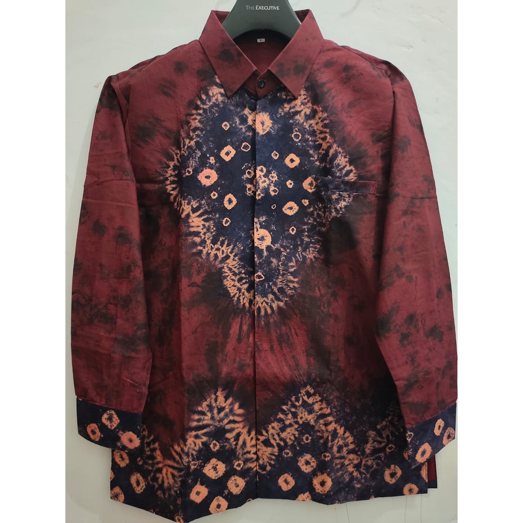 KEMEJA BATIK PRIA LENGAN PANJANG PREMIUM REGULER - BATIK PALEMBANG