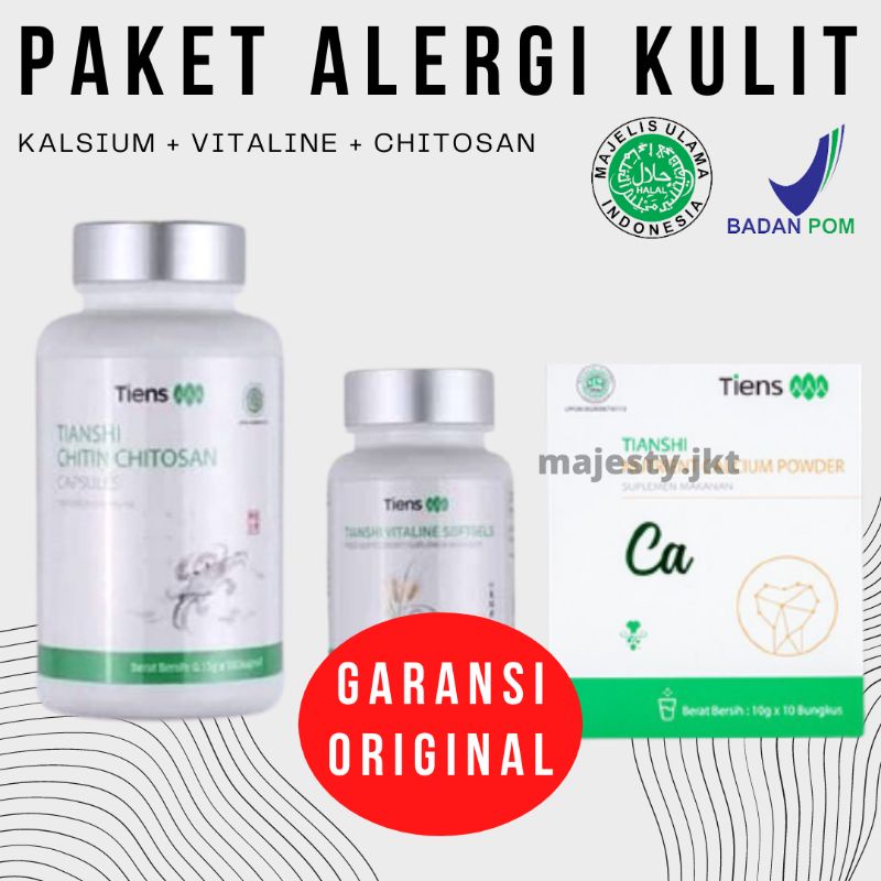 Suplemen Alergi Kulit Original | Obat Herbal Alergi Kulit