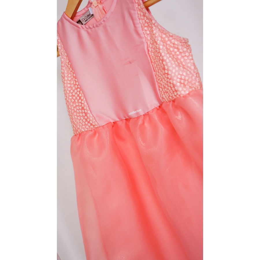 Dress Pesta Anak / Baju Pesta Anak Perempuan / Pakaian Brokat / Brukat