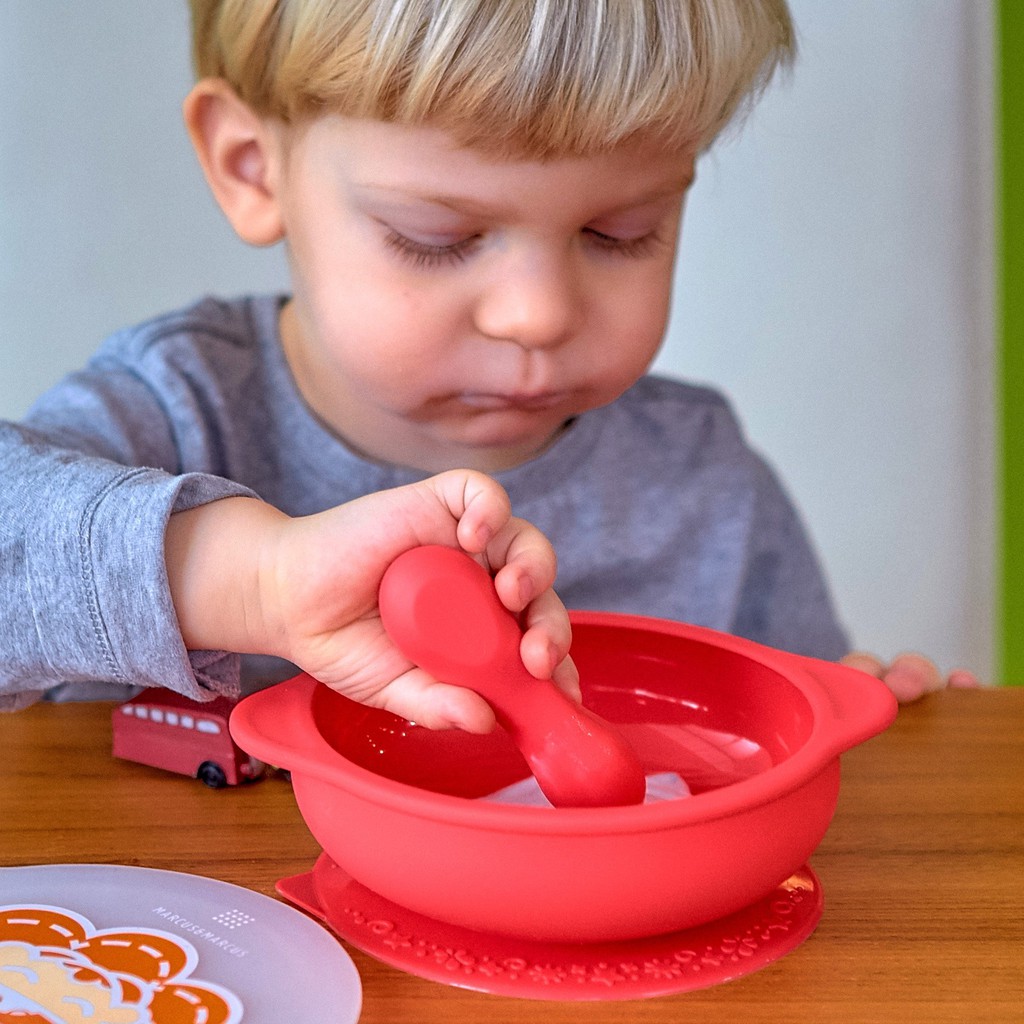 Marcus &amp; Marcus - Palm Grasp Self Feeding Spoon GREEN