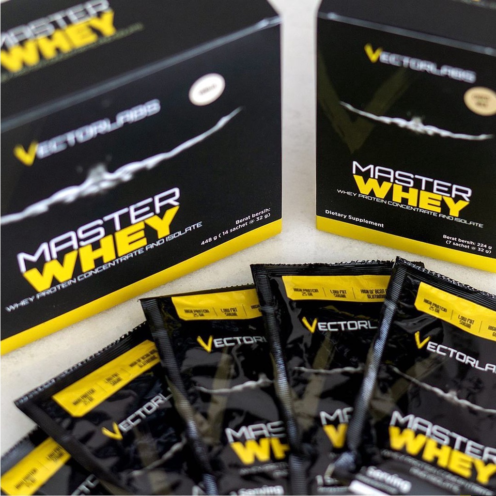 Vectorlabs Masterwhey 1 Sachet Serving Serv Master whey Vectorlabs Whey Protein