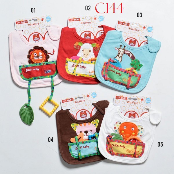 ♥BabyYank♥ SLABBER BAYI TEETHER SKK Terbaru - SLABER KAIN TEETHER BAYI SKK BABY - BABY BIB - SLABER