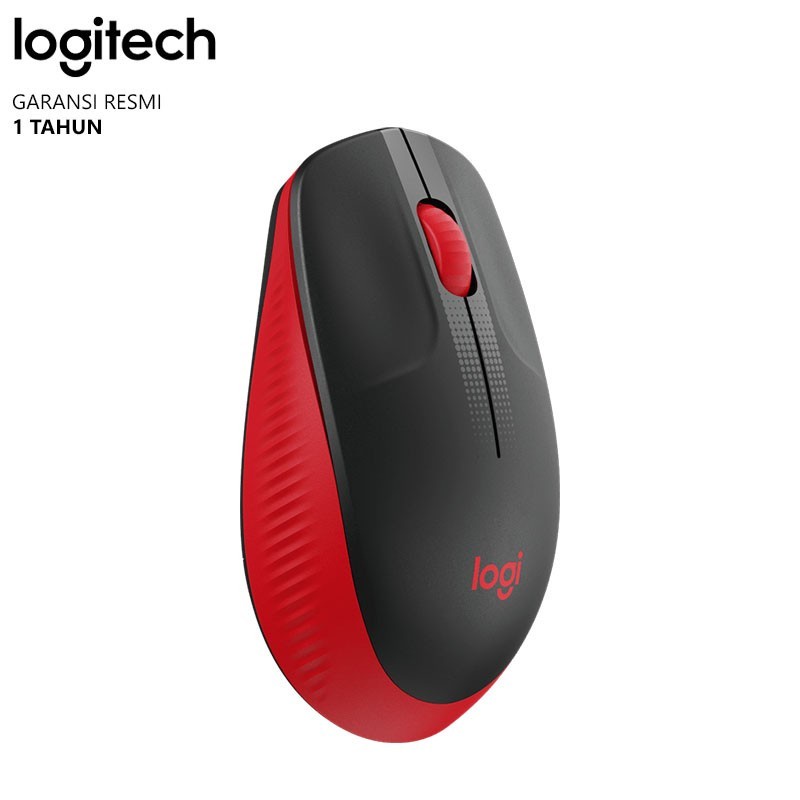 Logitech M190 CHARCOAL Mouse Wireless Full Size untuk Windows, Mac, Chrome OS &amp; Linux ABU