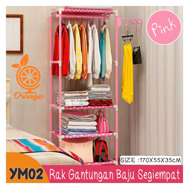 Rak Baju Segitiga Gantungan baju Multifungsi Stand Hanger Triangle Besi WD