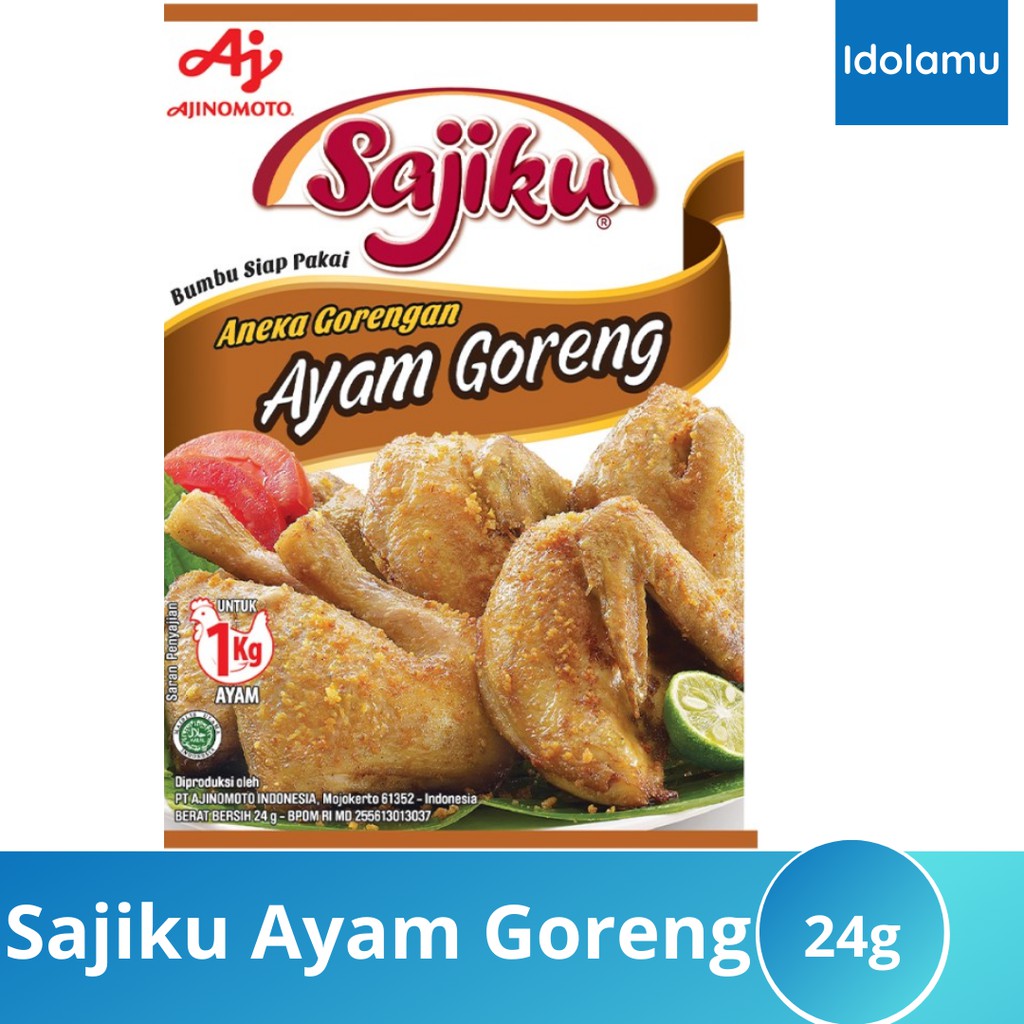 

Sajiku bumbu ayam goreng 24 gram