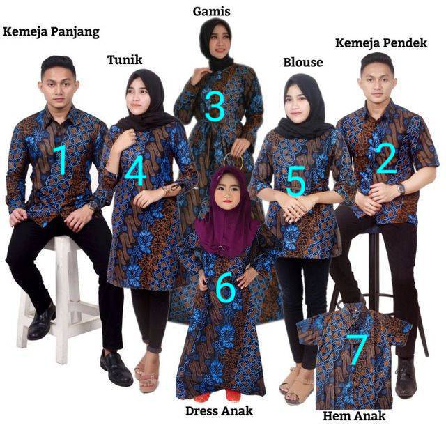 Sarimbit/couple baju batik sania Ruffle ori ndoro jowi garansi termurah dan terbaru