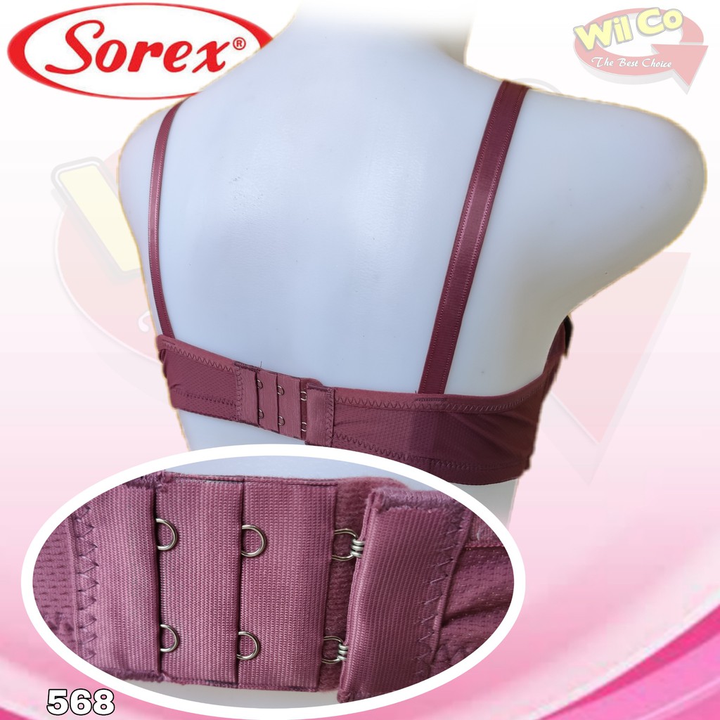 K568 - BRA/BH WANITA SOREX TANPA KAWAT CUP B SIZE 34 - 40 EXTRA COMFORT