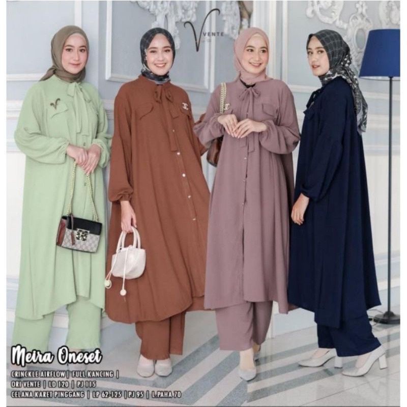 VENTE DAILY MEIRA ONESET Setelan Wanita Kekinian One Set Jumbo LD 120
