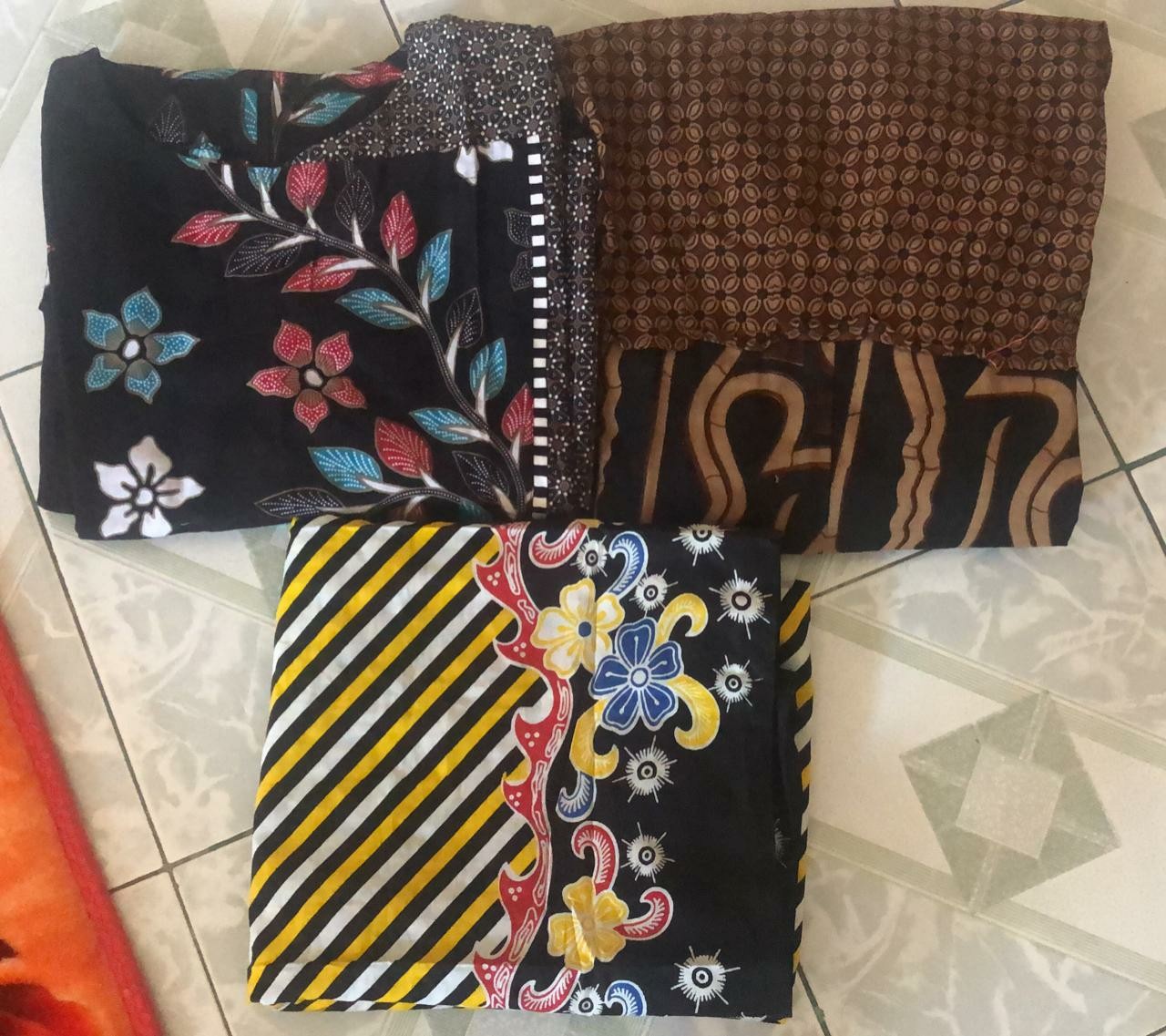 Tunik Xeon  Atasan Baju Wanita Batik Modern Kerja Kantor Seragam