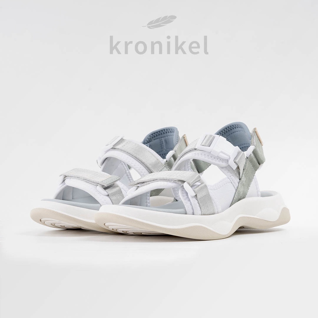 [PREMIUM LOKAL BRAND] KRONIKEL PROJECT // LEVI 2-in-1 Sandals - Sage Green