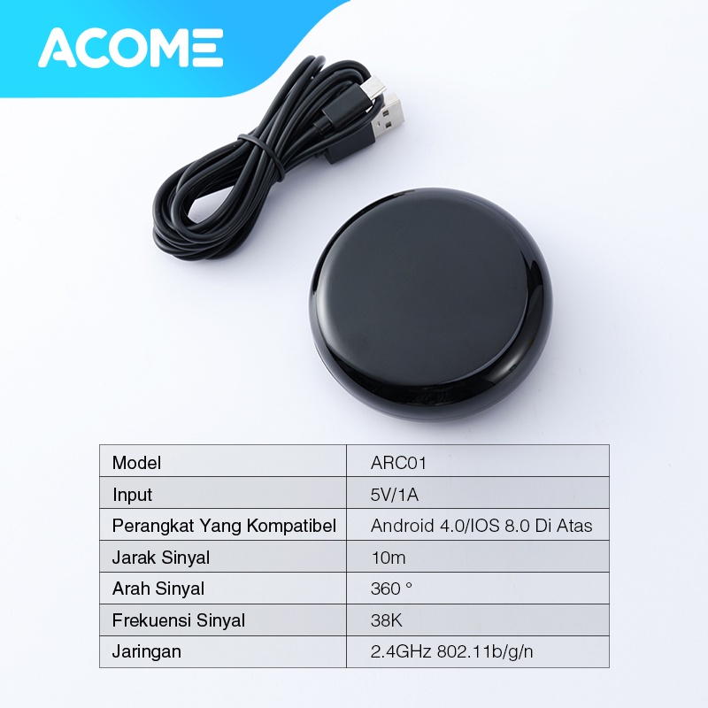 Acome Smart Universal Remote Control Infrared Garansi Resmi 1 Tahun ARC01