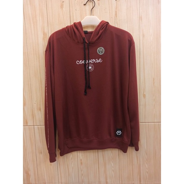 Sweater hoodie warna maroon distro unisex