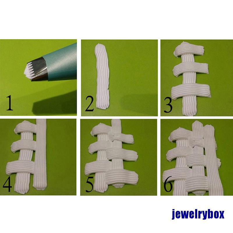 3 Pcs / set Nozzle Icing Piping Bahan Stainless Steel Untuk Dekorasi Kue