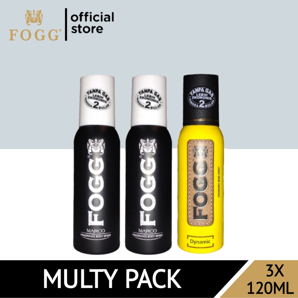 TRIPLE PACK - FOGG Perfume Bodyspray 120mL