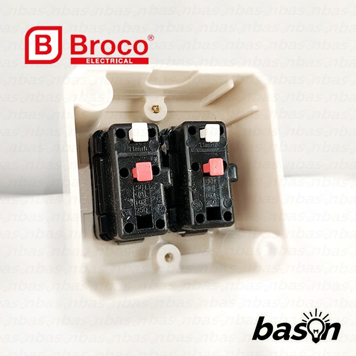 BROCO 16220 New Gee Double Switch Outbow - Saklar Seri