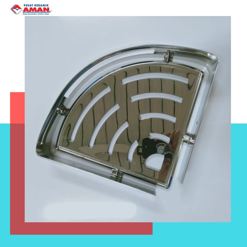 RAK SUDUT MURAH/RAK SABUN SINGLE/RAK POJOK/IGM IR-038