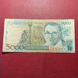 Uang kertas Brazil 5000 cruzados