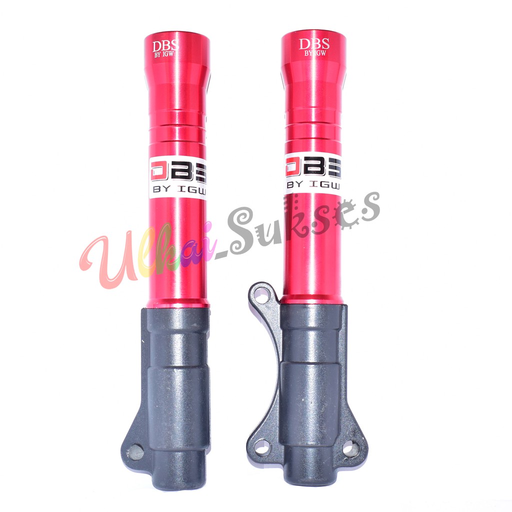 Shock Depan Motor l Sparepart Variasi Shock DBS Good Quality Murah Khusus Honda Yamaha MIO Warna Merah